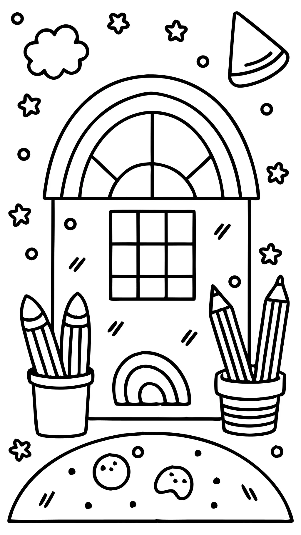 rainbow sprinkle studio coloring pages